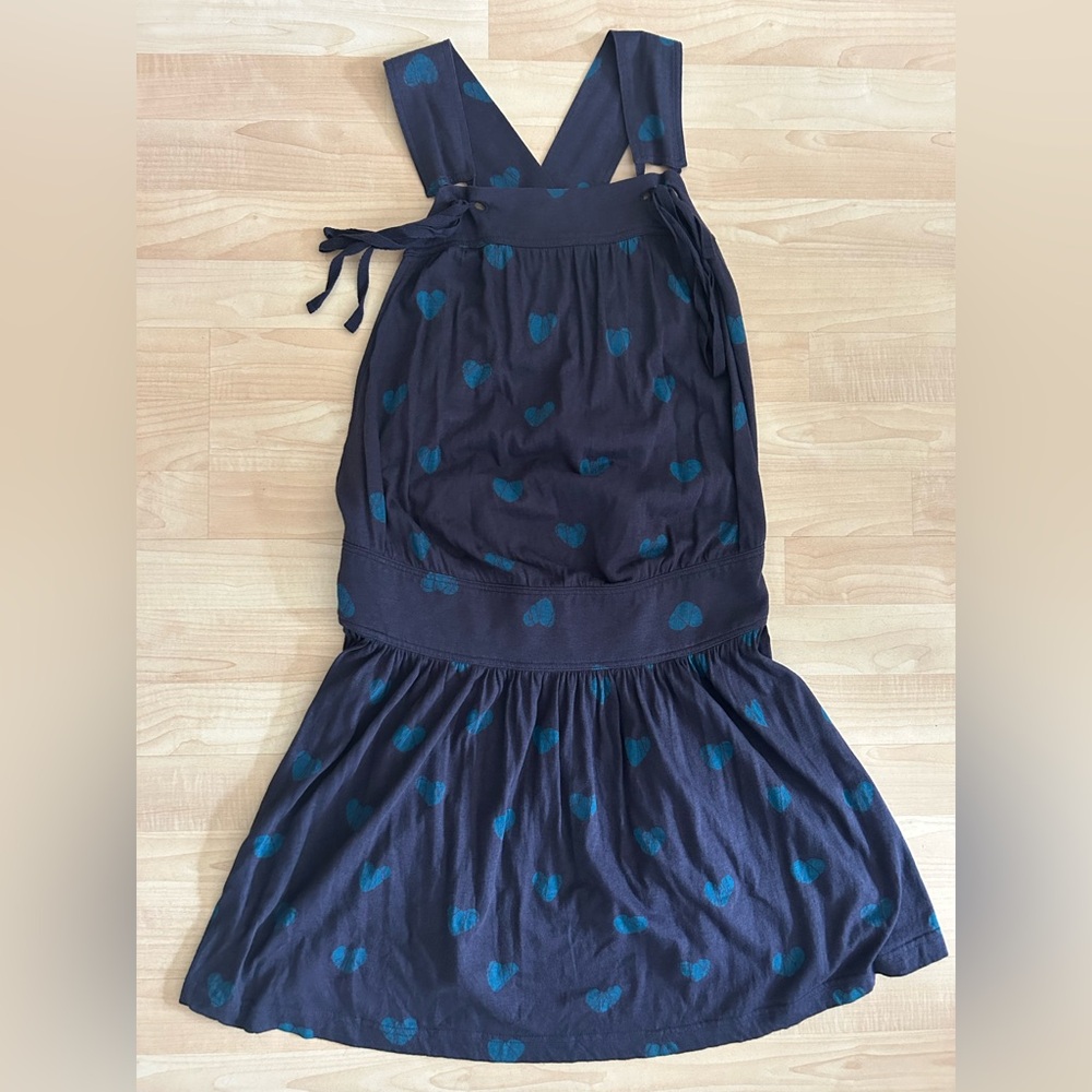 Marc By Marc Jacobs Blue Hearts Pinafore/Sundress